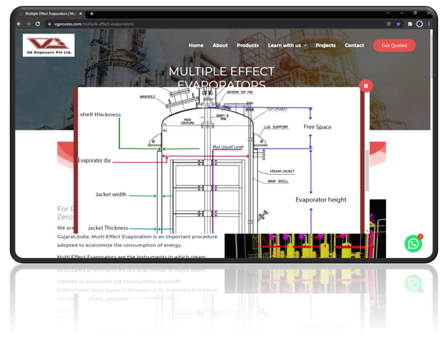 Multiple effect evaporator free tool image