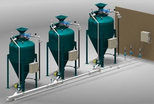 Dense Phase Pneumatic Conveying System
