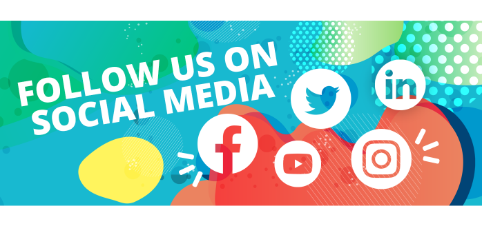 follow us on social media